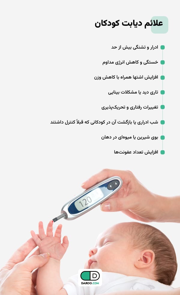 علائم دیابت کودکان
