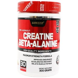 کراتین بتا آلانین پودر خوراکی با طعم فروت پانچ 300 گرم  (ویثر)