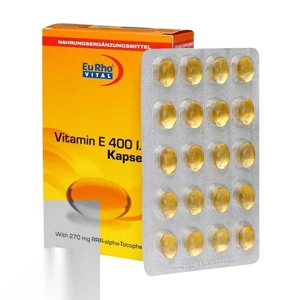 کپسول ویتامین ایی 400 یوروویتال 40 عددی