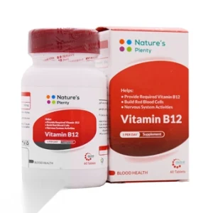 قرص ویتامین ب 12 500 میکرو گرم نیچرز پلنتی بسته 60 عددی
