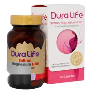 کپسول سافرون و منیزیم و B6 دورالایف 60 عددی داروسازی فاران شیمی