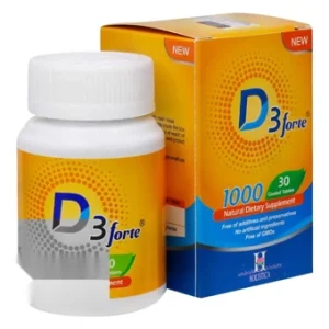 قرص ویتامین دی-3 فورت 1000 واحد هولیستیکا 30 عددی