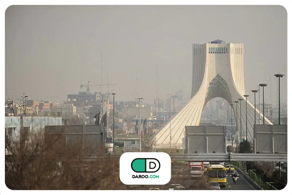 شاخص آلودگی هوای تهران؛ امروز 1 دی 1404