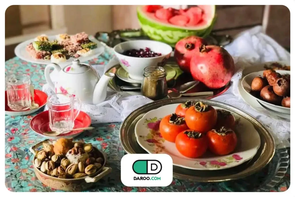 نکاتی برای کنترل قند خون در شب یلدا