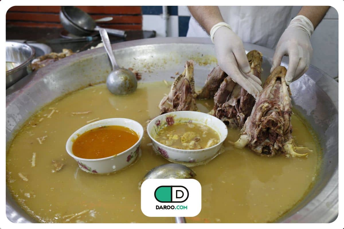 کم چرب ترین قسمت کله پاچه